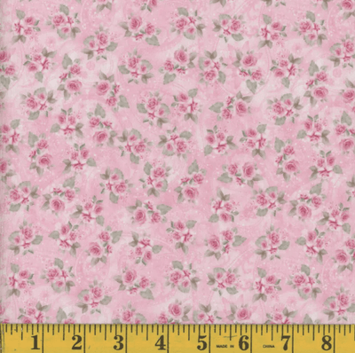 Larna Pink Crinkle Polyester Fabric