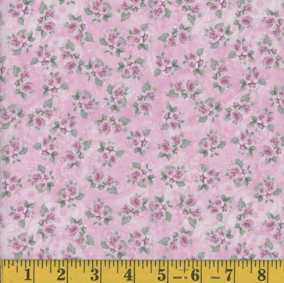 Larna Mauve Crinkle Polyester Fabric