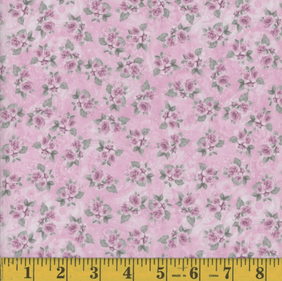 Larna Mauve Crinkle Polyester Fabric