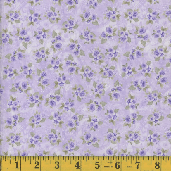Larna Lilac Crinkle Polyester Fabric