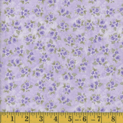 Larna Lilac Crinkle Polyester Fabric