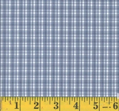 Oxford Benji Light Dresden Plaid Poly Cotton Fabric