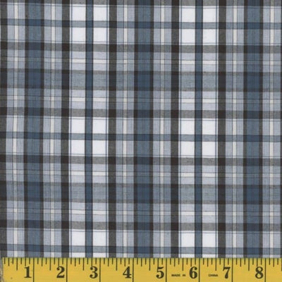 Oxford Gregg Dresden Plaid Poly Cotton Fabric