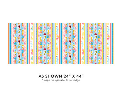 Benartex Sunshine Days Stripe Quilting Cotton Fabric- Multi