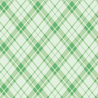 Benartex Sunshine Days Plaid Quilting Cotton Fabric- Green