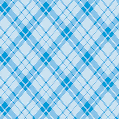 Benartex Sunshine Days Plaid Quilting Cotton Fabric- Blue