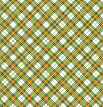 Benartex Cider House Autumn Plaid Quilting Cotton Fabric- Ivory/Sage