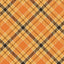 Benartex Give Thanks Twill Plaid Quilting Cotton Fabric- Orange