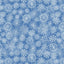 Benartex Woodland Wonderland Snowflake Wonderland Quilting Cotton Fabric- Medium Blue
