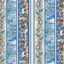 Benartex Woodland Wonderland Woodland Stripe Quilting Cotton Fabric- Blue