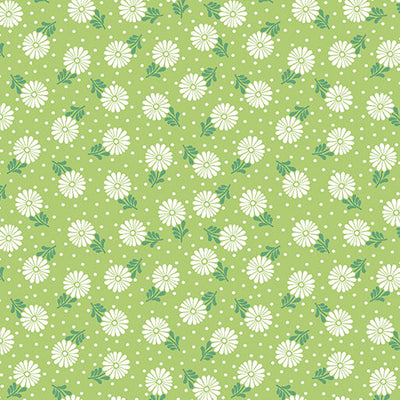16352-44 Benartex Color It Sunshine Zinnia Quilting Cotton Fabric- Leaf