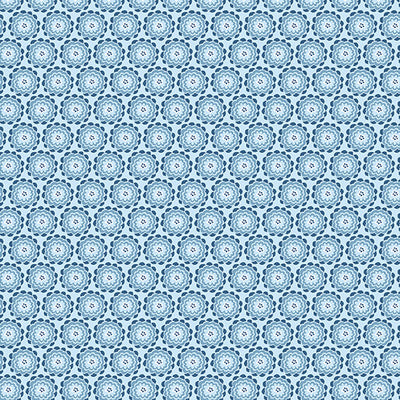 16353-55 Benartex Color It Sunshine Dahlia Geo Quilting Cotton Fabric- Blue