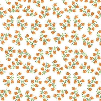 16354-37 Benartex Color It Sunshine Budding Sunshine Quilting Cotton Fabric- Tangerine