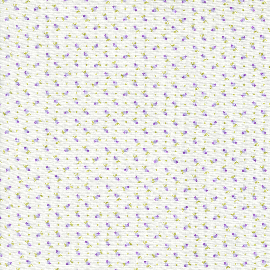Moda Georgia Tiny Bud Quilting Cotton Fabric- Off White