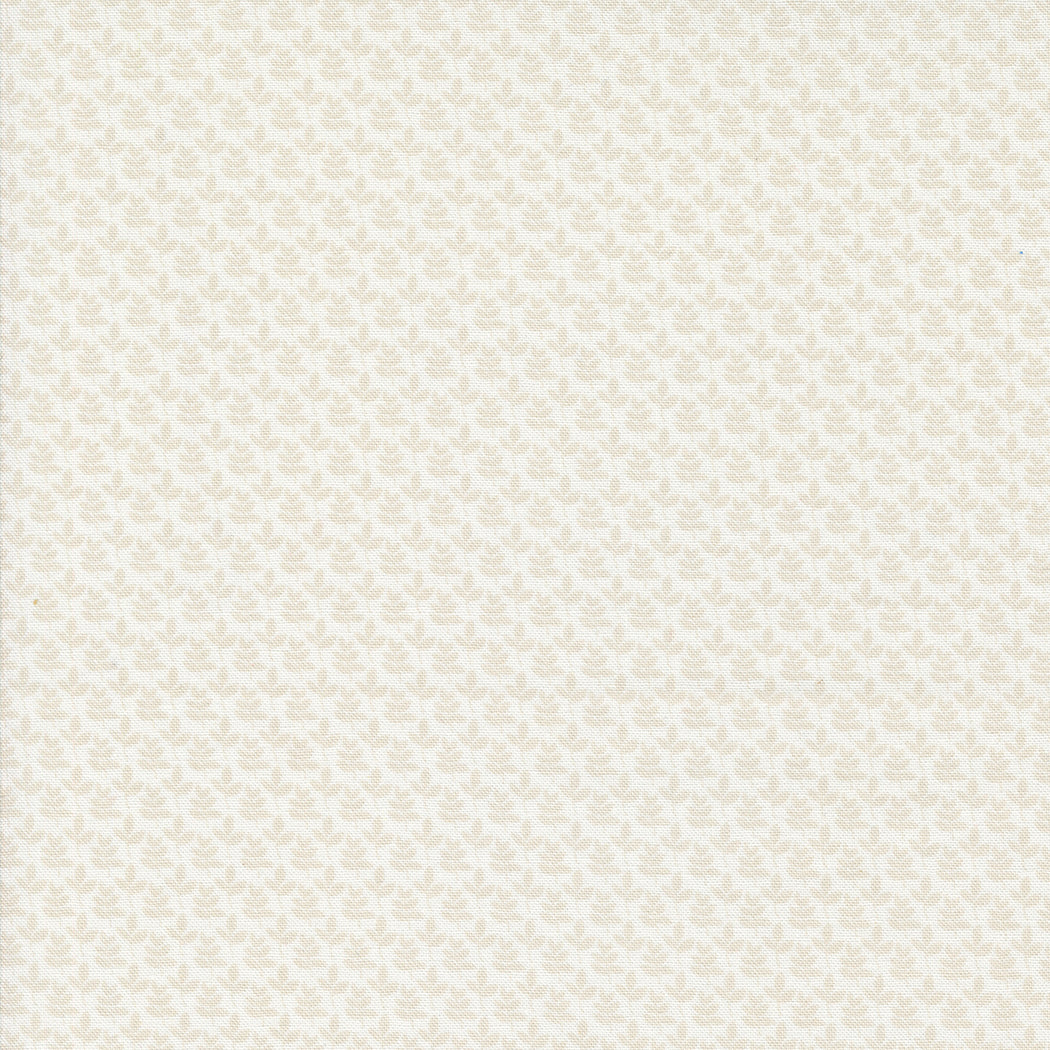 Moda Georgia Tiny Sprig Leaf Quilting Cotton Fabric- Off White