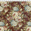 In the Beginning Carpet Bag Romance Bouquet Quilting Cotton Fabric- Red