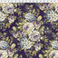 In the Beginning Carpet Bag Romance Bouquet Quilting Cotton Fabric- Purple