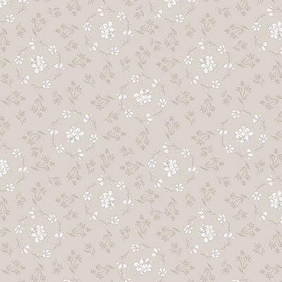 Organic Cloud 9 Fabrics Gentle Whispers Alyssum Harmony Ring Organic Quilting Cotton Fabric