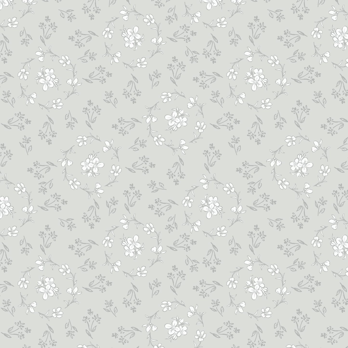 Organic Cloud 9 Fabrics Gentle Whispers Alyssum Unity Ring Organic Quilting Cotton Fabric