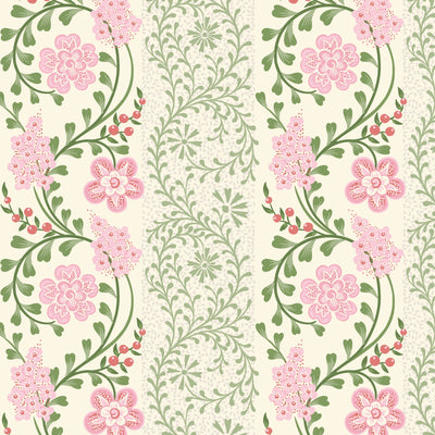 Organic Cloud 9 Fabrics Summer Garden Blooming Heirlooms Organic Quilting Cotton Fabric- Pink