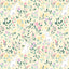 Organic Cloud 9 Fabrics Bunny Blossoms Bunny Meadow Organic Quilting Cotton Fabric- Light Yellow