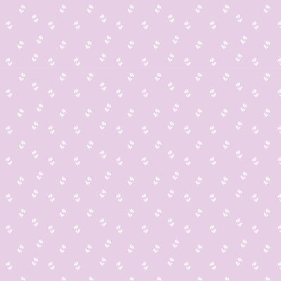 Organic Cloud 9 Fabrics Bunny Blossoms Daisy Toss Organic Quilting Cotton Fabric- Purple