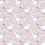 Organic Cloud 9 Fabrics Bunny Blossoms Geese and Butterflies Organic Quilting Cotton Fabric- Pink/Multi
