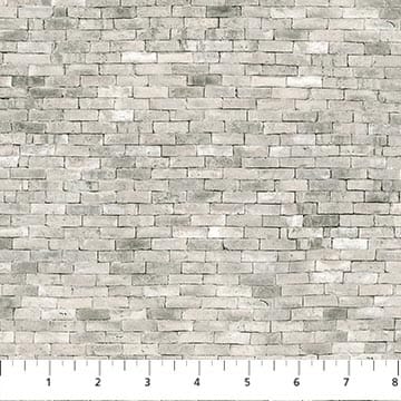 Northcott Naturescapes Basics Bricks Quilting Cotton Fabric- Gray