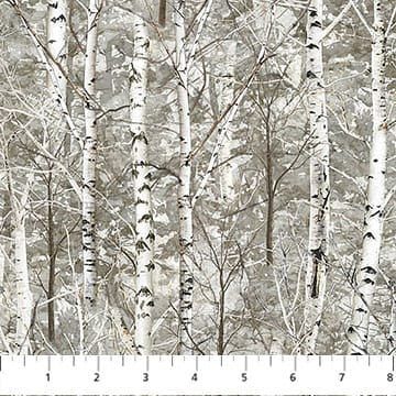 Northcott Naturescapes Wild At Heart Forest Quilting Cotton Fabric- Dark Taupe