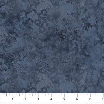 Northcott Naturescapes Wild At Heart Texture Quilting Cotton Fabric- Dark Blue