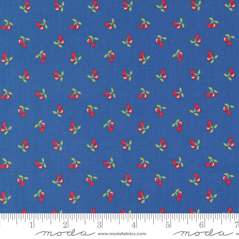 Moda Cali Co Quilting Cotton Fabric- Cobalt