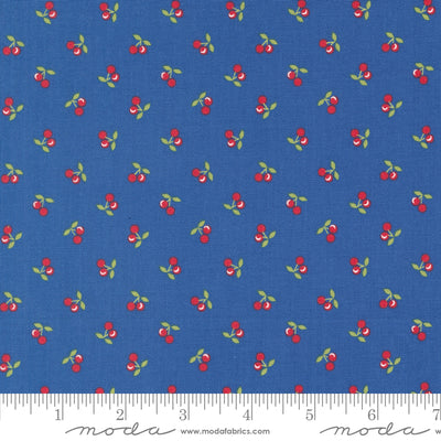 Moda Cali Co Quilting Cotton Fabric- Cobalt