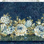 In the Beginning Carpet Bag Romance Border Quilting Cotton Fabric- Blue