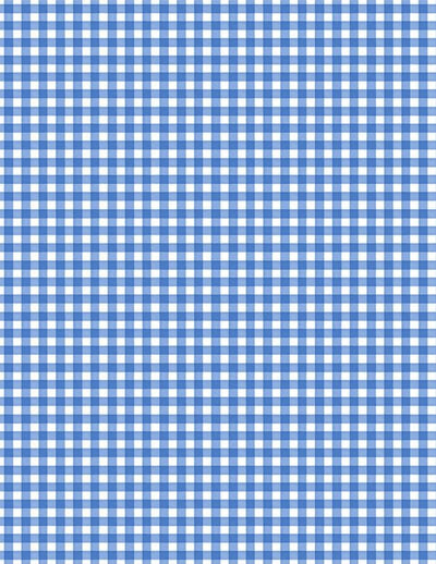 Wilmington Prints Sweet Cherry Gingham Quilting Cotton Fabric- Blue/White