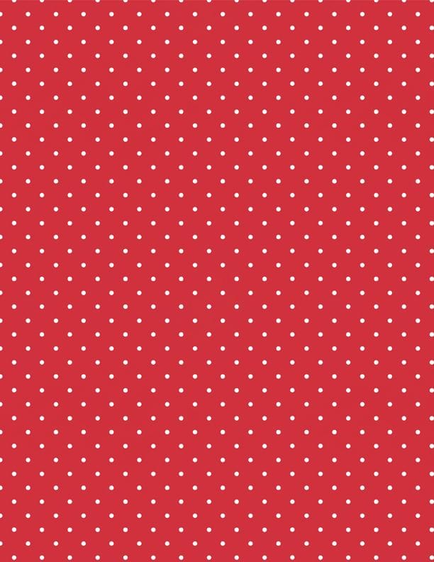 Wilmington Prints Sweet Cherry Dot Quilting Cotton Fabric- Red