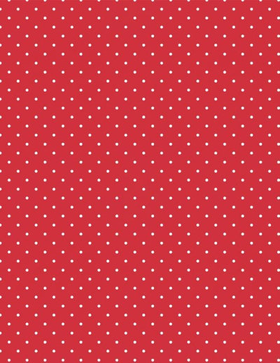 Wilmington Prints Sweet Cherry Dot Quilting Cotton Fabric- Red