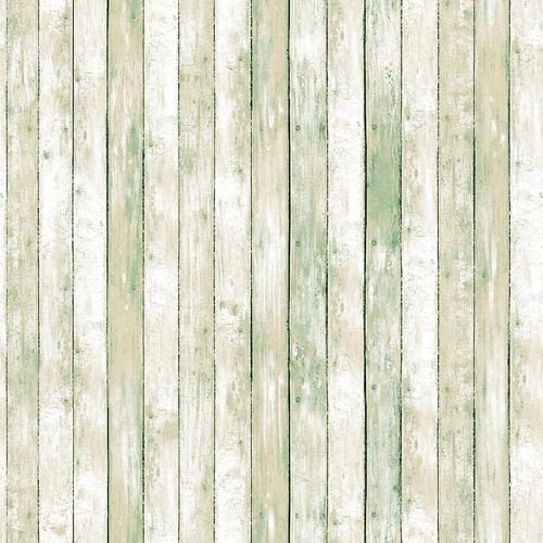Henry Glass Chicken Shack Shiplap Quilting Cotton Fabric- White Wash
