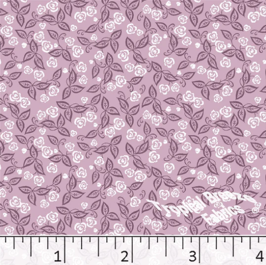 Rose Tiny Roses Poly Cotton Fabric