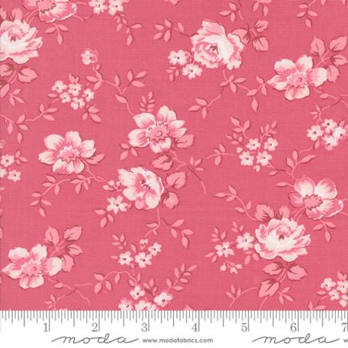 Moda Fabrics A Very Sweet Christmas Christmas Rose Florals Quilting Cotton Fabric- Rose