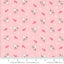 Moda Fabrics A Very Sweet Christmas Penguin Party Novelty Penguin Quilting Cotton Fabric- Pink