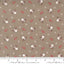 Moda Fabrics A Very Sweet Christmas Penguin Party Novelty Penguin Quilting Cotton Fabric- Stone