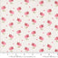 Moda Fabrics A Very Sweet Christmas Poinsettias Small Floral Dots Quilting Cotton Fabric- Snow