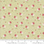 Moda Fabrics A Very Sweet Christmas Poinsettias Small Floral Dots Quilting Cotton Fabric- Leaf