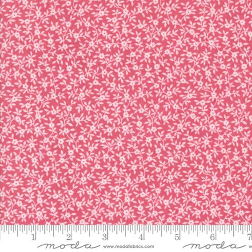 Moda Fabrics A Very Sweet Christmas Vines Small Floral Vines Quilting Cotton Fabric- Rose