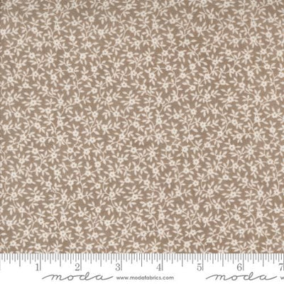 Moda Fabrics A Very Sweet Christmas Vines Small Floral Vines Quilting Cotton Fabric- Stone