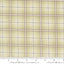 Moda Fabrics A Very Sweet Christmas Christmas Plaid Checks and Plaids Quilting Cotton Fabric- Leaf