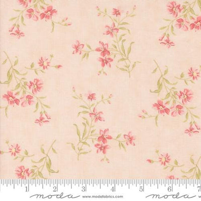 Moda Fabrics Muse Flower Picking Florals Quilting Cotton Fabric- Blush