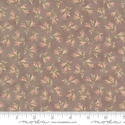 Moda Fabrics Muse Rosebuds Florals Quilting Cotton Fabric- Slate