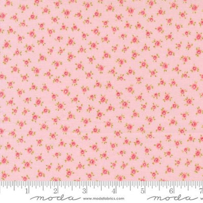 Moda Fabrics Memory Lane Little Posies Small Floral Quilting Cotton Fabric- Blush