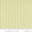 Moda Fabrics Memory Lane Ric Rac Stripe Stripes Quilting Cotton Fabric- Leaf